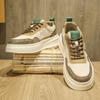 Men's shoes spring new breathable leather surface versatile retro British men's sports and leisure thick baseplate shoes