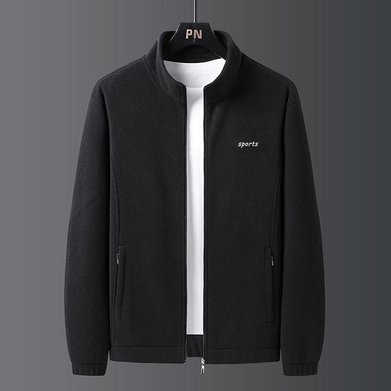 Men's Fleece Climbing Jacket - Middle-aged Dad's Lambswool Cardigan