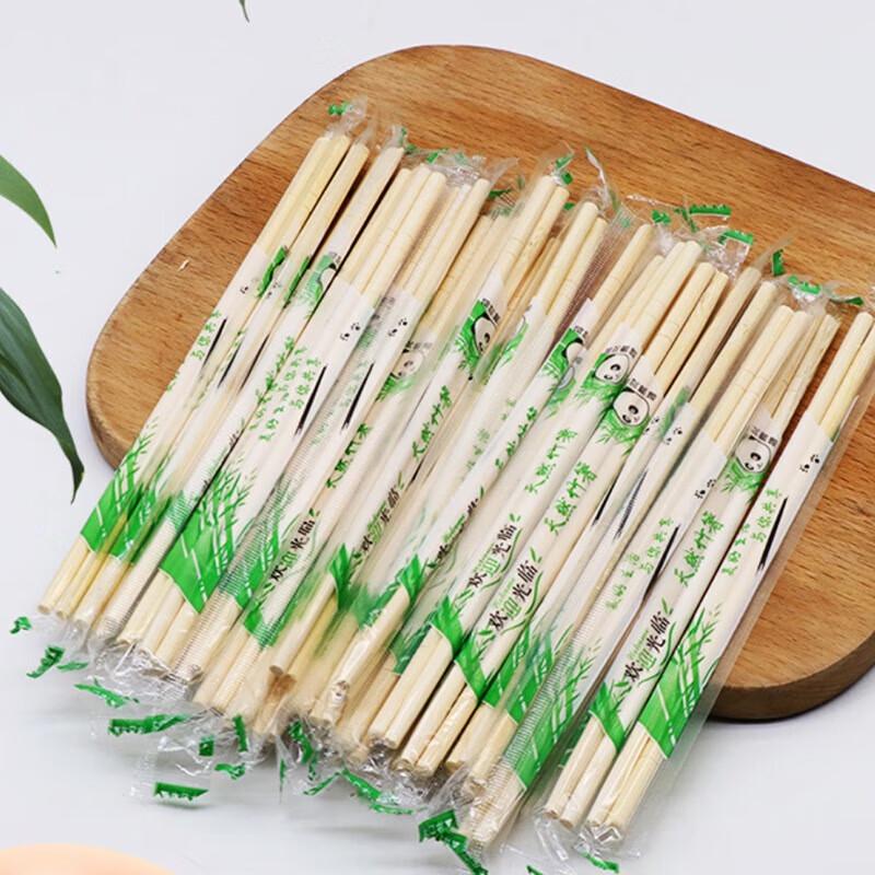 Miao Jie Disposable Bamboo Chopsticks with Toothpick