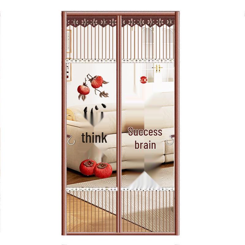 Steel Wire Mesh Magnetic Anti-Mosquito Door Curtain for Summer - Self-Adhesive, No Drilling Required