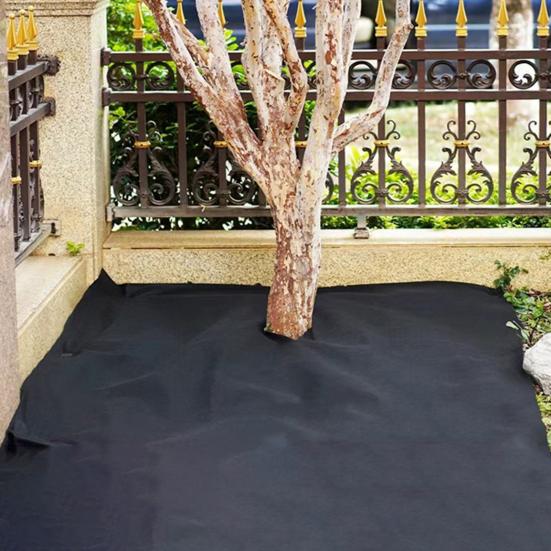Flowerpot Liner Non-woven Fabric Black Liner Sheets Roll Garden Flowerpot Basket Tear-resistant Plant Pot Lining