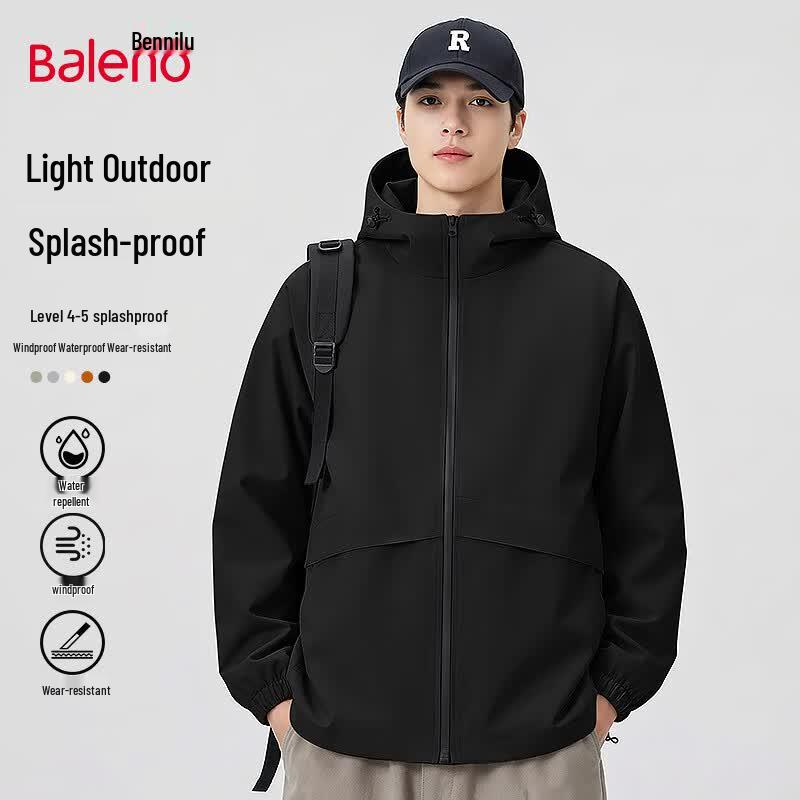 Baleno Men s Autumn Windproof Water-Repellent Hooded Jacket XL