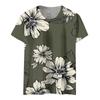 Women's Printed Short Sleeves Round Neck Vintage Short Sleeves Summer Loose Tops Tops Women's Summer T-Shirts