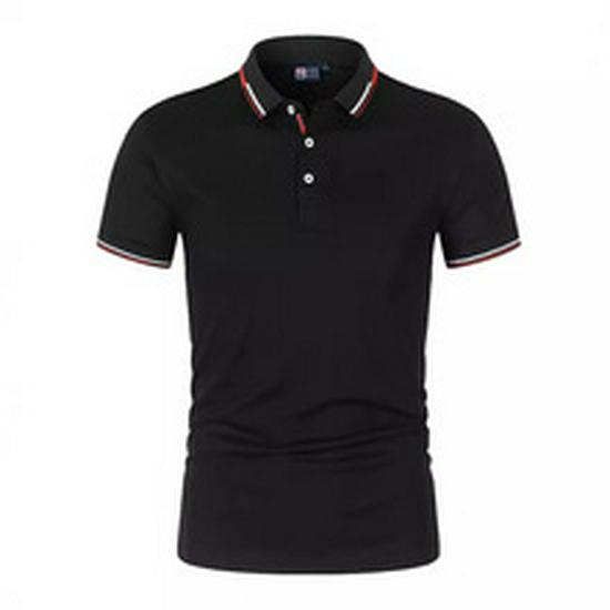 Men's 2024 Lapel Half-Sleeve Polo: Fashionable, Casual, Business-Ready T-Shirt