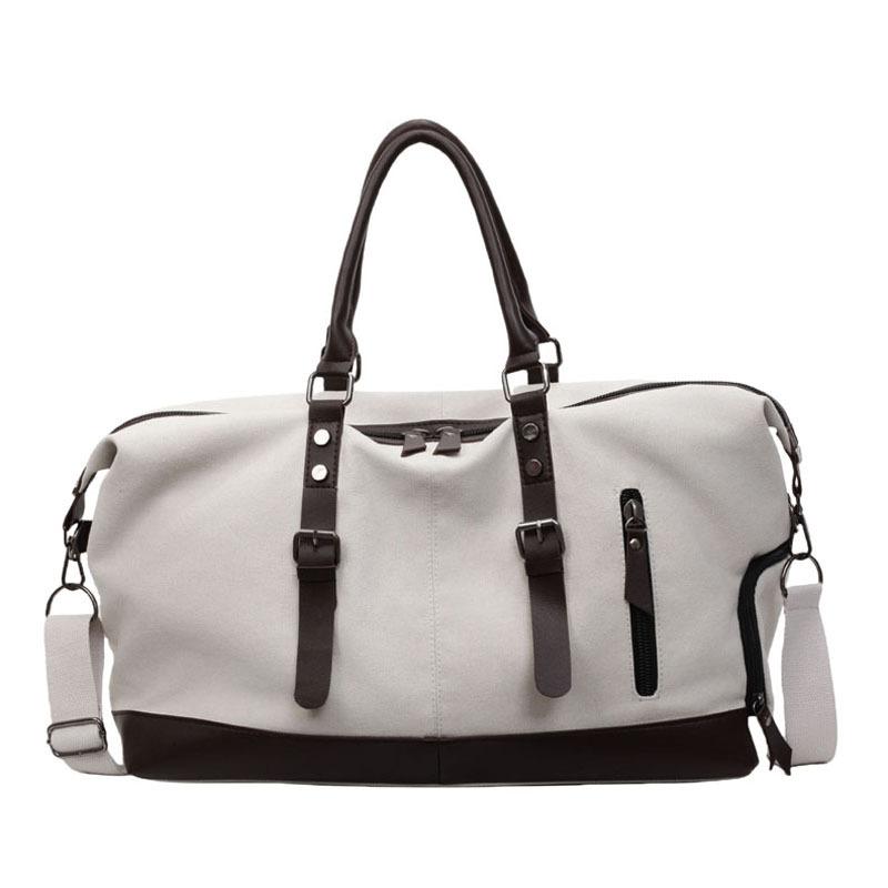 Travel canvas travel bag luggage bag men's oblique cross outdoor large-capacity high-end business travel storage bag