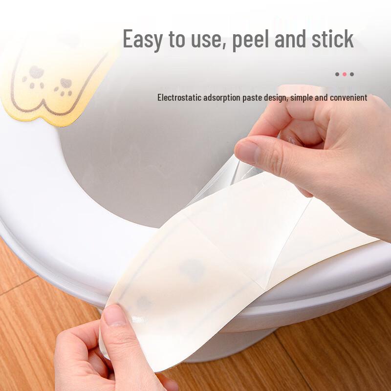 Pooian Cartoon Cat & Rabbit Toilet Seat Cushion