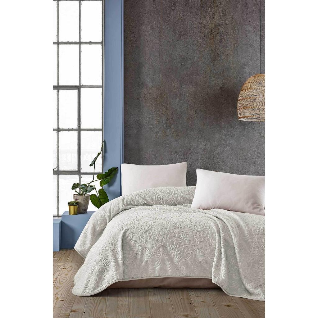 Double Embos Blanket Dried Rose