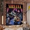 Nirvana Band Magazine Classic Anime Cartoon Tapestry Art Science Fiction Room Home Decor Wall Hanging Home Decor