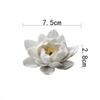 Lanito Ceramic Incense Burner with Lotus Flower Design, Stylish Incense Burner for Buddhist Altars, Relaxation, Meditation, Sleep, Study, Zen, Yoga,