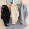 New Gray Women Sweatpants Autumn Winter  Baggy Streetwear Oversize Sports Pants Black Winter Thick Joggers Streetwear Trousers