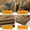 Men's Thickened Pure Cotton Jacket with Fleece Lining - Jeep Style Lamb Wool Winter Coat