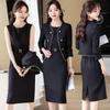Set Rochie Costum Elegantă Profesională Tluoman