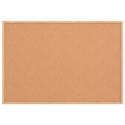 Cork Board with Solid Pine Wood Frame 80 X 55 Cm