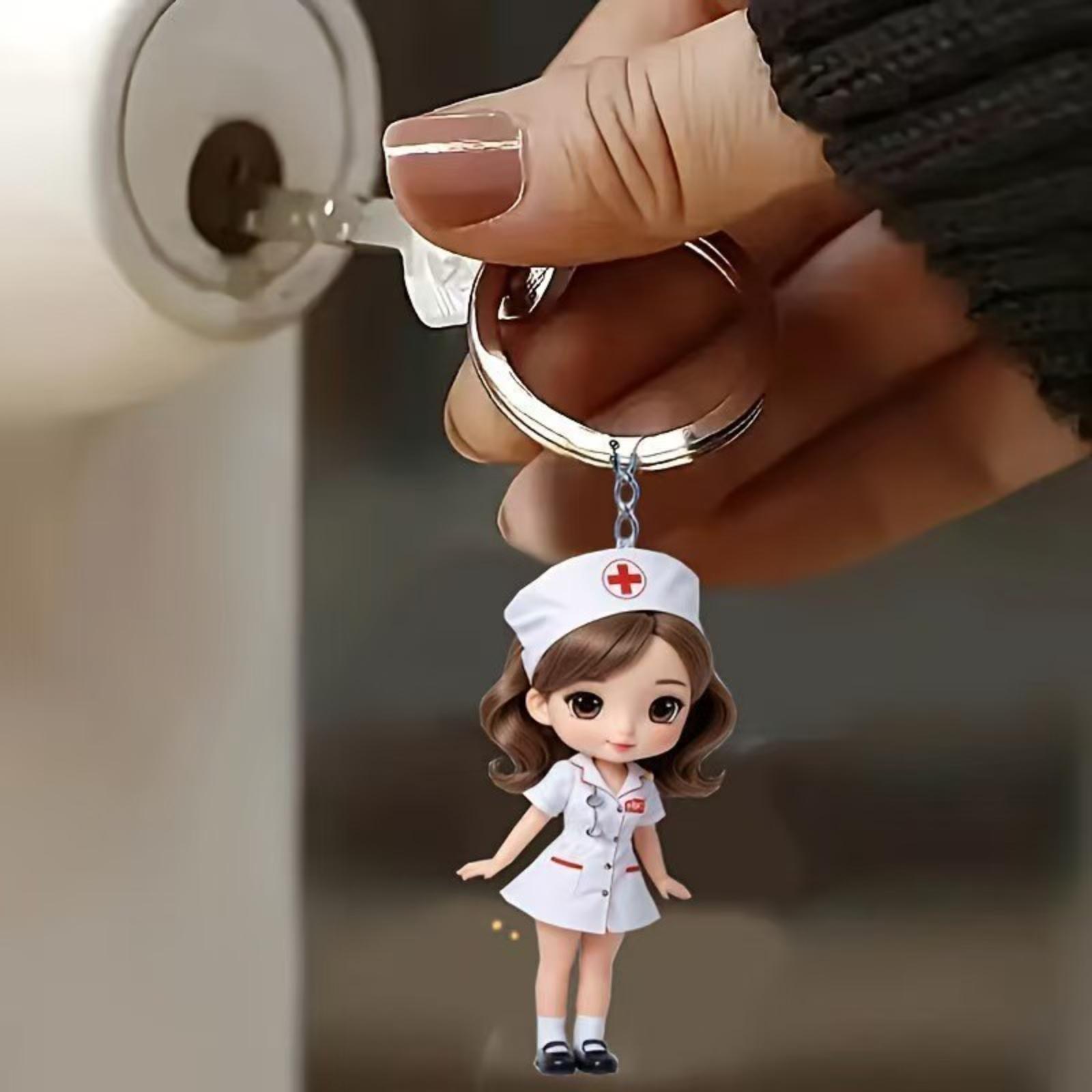 2D Акриловый Плоский Цветок Свинья Брелок Подвеска для Рюкзака Украшение One Size