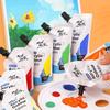 1 sáček akrylové barvy 100 ml Polomatný povrch Vodotěsné pigmenty pro DIY řemesla Plátno Kámen Dřevo Látka Kůže Karton Papír