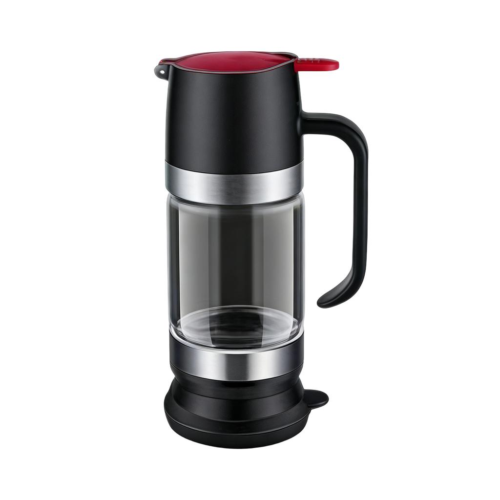 Glass Honey Dispenser No Drip With Handle 9 Oz Maple Syrup Container Honey Jar For Coffee,  Pancakes  Waffles