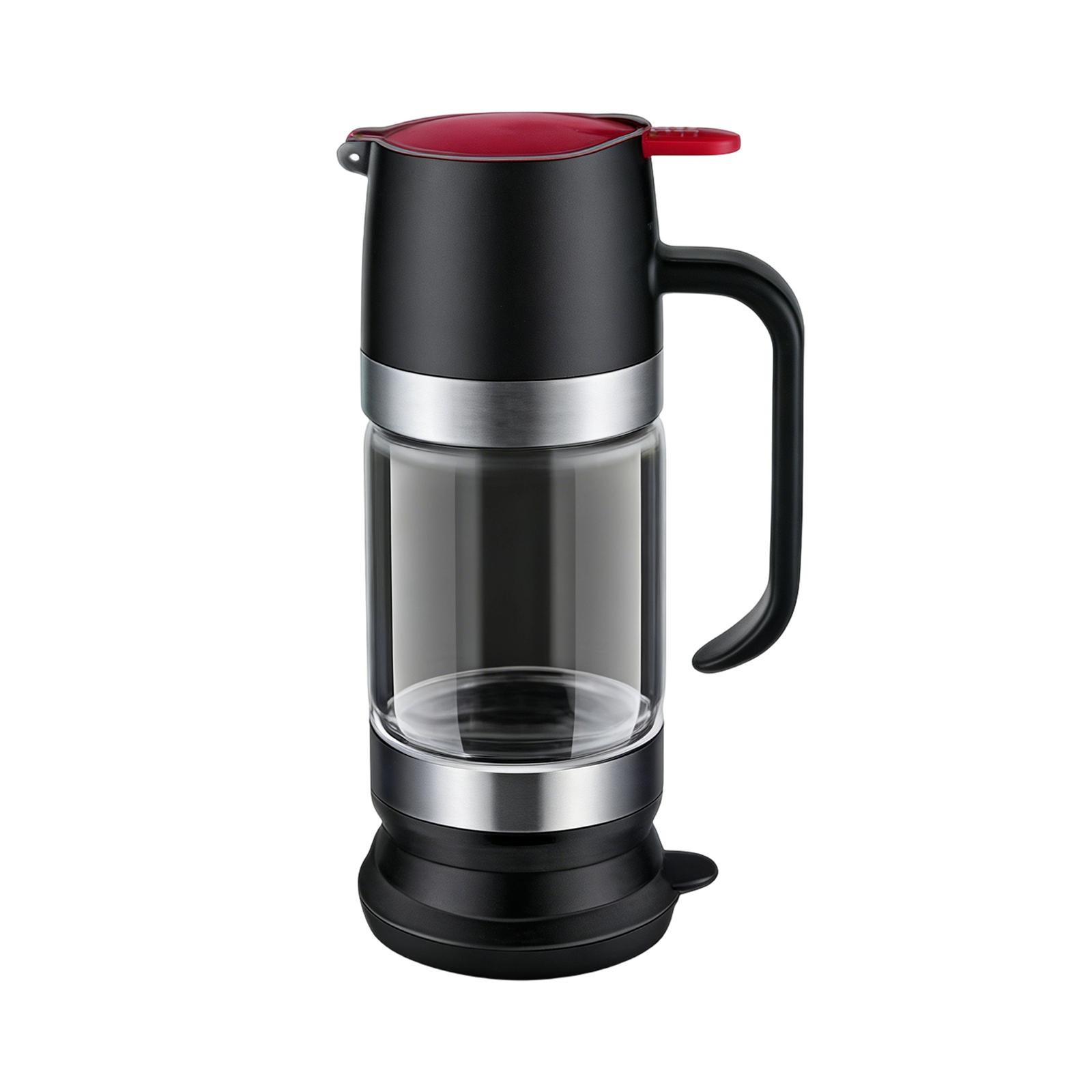 Glass Honey Dispenser No Drip With Handle 9 Oz Maple Syrup Container Honey Jar For Coffee, Pancakes  Waffles One Size