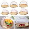 Food Container With Anti-Mosquito Net Food Cover Dust Proof Food Serving Tent Basket Picnic Mesh Net Cover Picnic