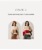 Women's Cashmere Color Block Knit Sweater, Autumn & Winter Half-High Neck, Warm & Gentle Style
