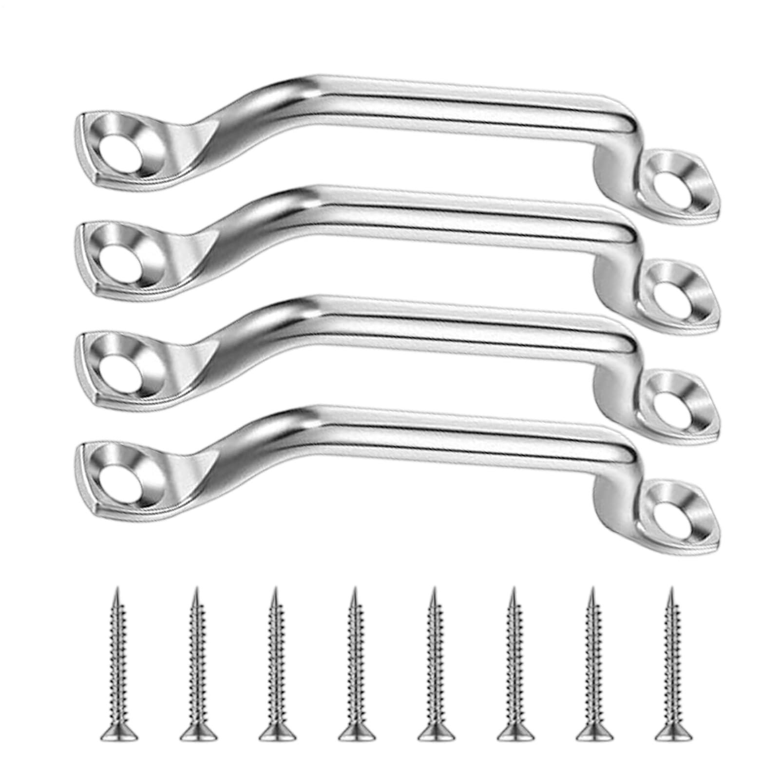 

Boat Top Strap Pad Eye, Stainless Steel Top Down Anchor for Kayak | Flat Please refer to the description