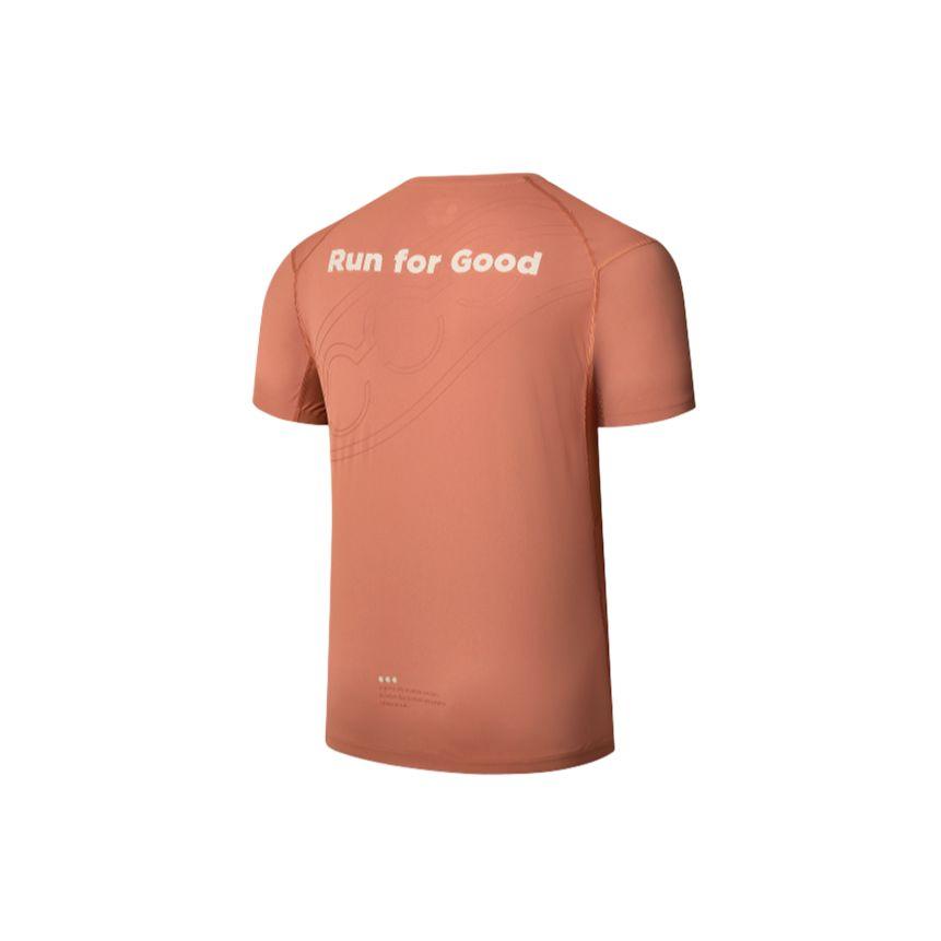 Saucony Running Training Series Mountain Outdoor Retro Sports Quick-Dry Breathable Knitted Comfortable Fashion Short Sleeve T-Shirt SA2259ST06T-OG016