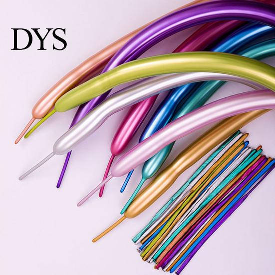 Dog Balloon Twisting Set 100Pcs DIY Long Balloons Rainbow Animal Modeling Latex Christmas Thickening Assorted Color Kit