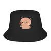 Street Panda Bear Couple Anime Cartoon  Bucket Hat Unisex Packable Outdoor Sports Bubu And Dudu Fishing Caps Travel Headwear Bob