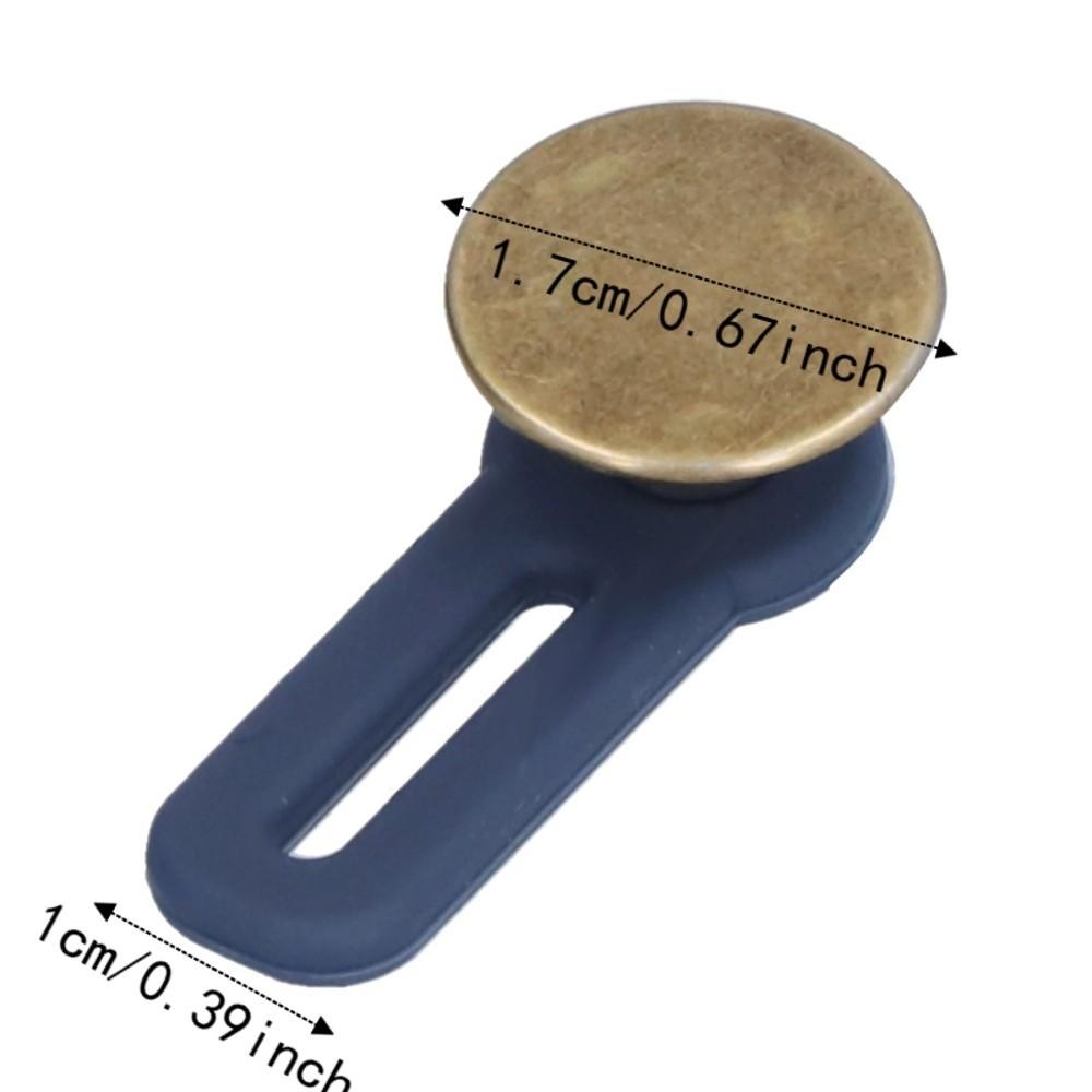 20pcs Versatile Adjustable Button Extenders Removable Metal Waist Extenders Pants Button Extender Pants Waistband