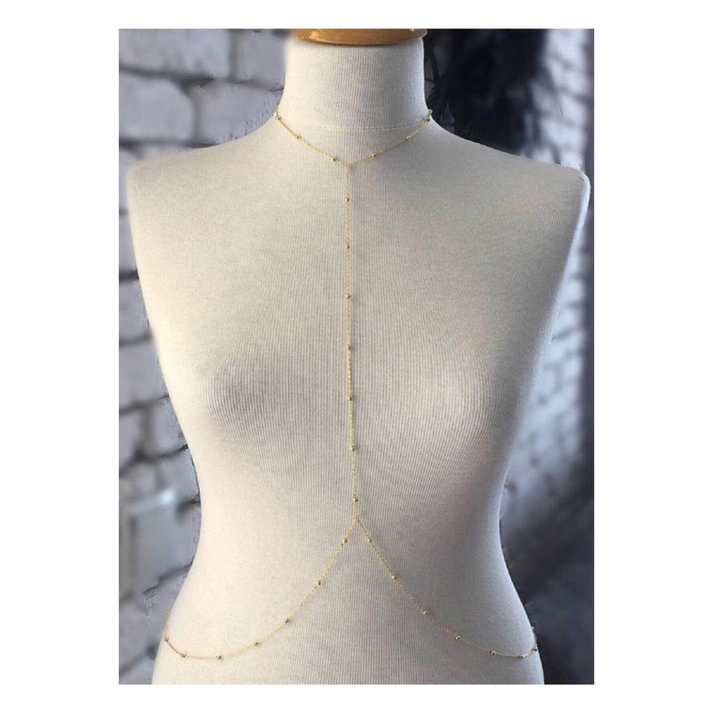 Body Accessory Top Detail Gold Color