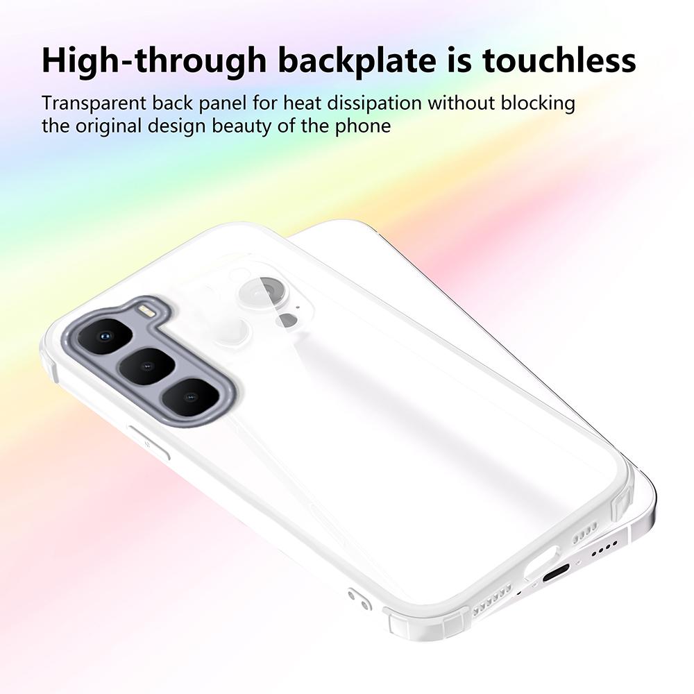 Luxury Shockproof Transparent Phone Case For Tecno Spark 40 Pro Plus Spark 20 40C 20C 30C Camon 40 Pro Go 1 2 Clear Bumper Cover