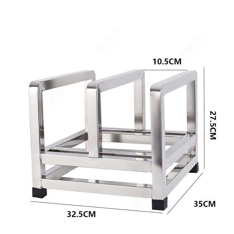 Stainless Steel Multi-Purpose Cutting Board & Knife Rack