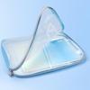 5-color set small file A4 communication bag zipper gusset semi-transparent waterproof large capacity L-type document organization stationery school