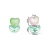 20Pcs/Lot 12*12.3mm Small Flowers Heart Leaves Glass Loose Beads for Jewelry Making Handmade DIY Bracelet Necklace Accessories