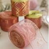 DIY Christmas Ribbon 2m Burlap Ribbon New Fabric Swirl Ribbon