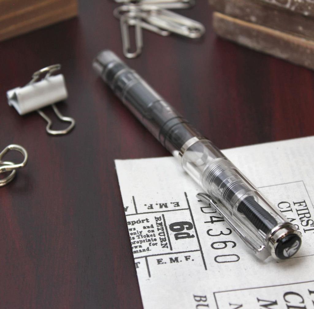Pelikan Classic Demonstrator M205 Fountain Fine Nib Limited Official Import Pen, (F), Edition,
