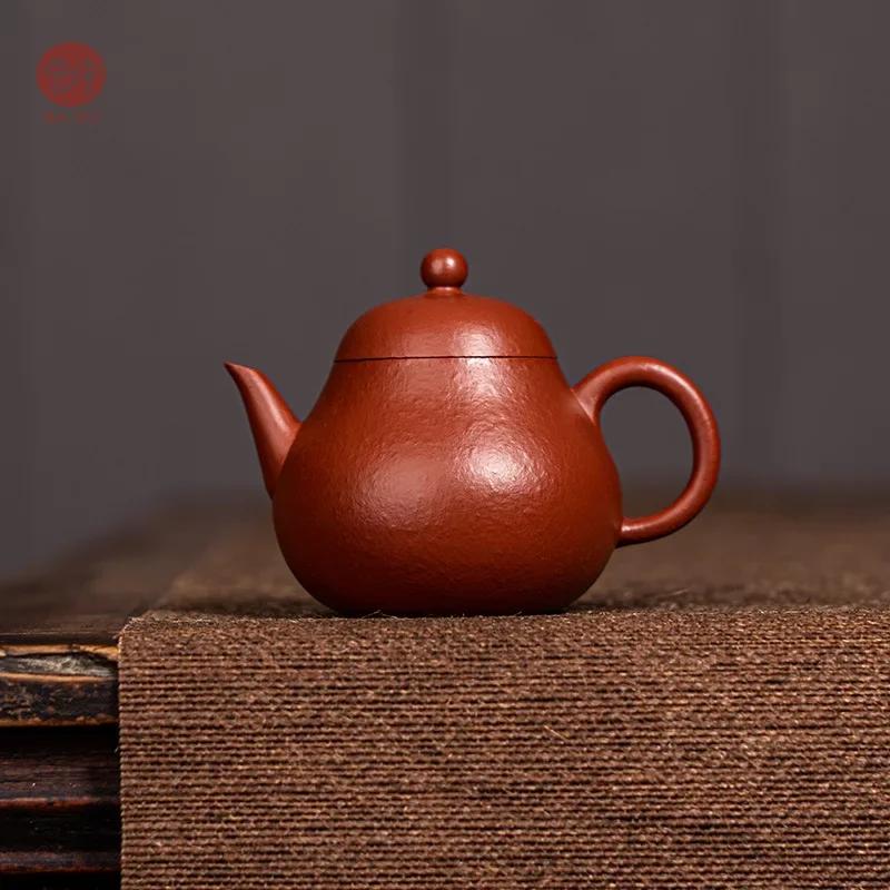 High Quality Yixing Purple Clay Tea Pot Raw Ore Dahongpao Handmade Tea Maker Household Customized Beauty Teapot Chinese Tea Set