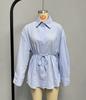 Women's Multi-Color Waist-Defining Tie-Up Fashion Shirt