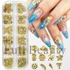 New Nail Art 12-panel Jewelry Summer Ocean Coconut Tree Pineapple Starfish Metal Jewelry