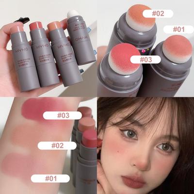 4G Double Ended Blush Stick Long Wearing Easy Application Lightweight Conceal Contour Face Makeup Stick