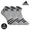 Women's Heel Line Ankle Socks 3P_GY