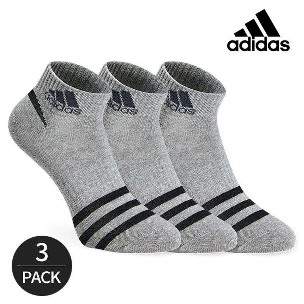 adidas Women s Heel Line Ankle Socks 3P_GY FREE