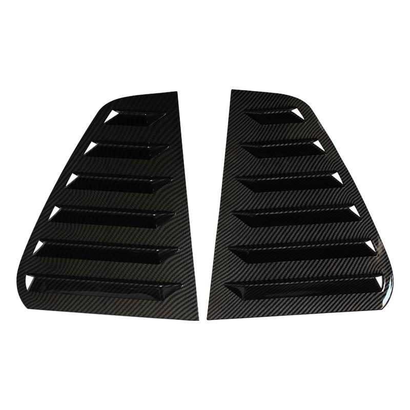 For Volkswagen Golf 7 MK7 7.5 GTI GTD R R-Line 2013-2020 Rear Side Window Louvers Air Vent Scoop Shades Sticker Car Accessories