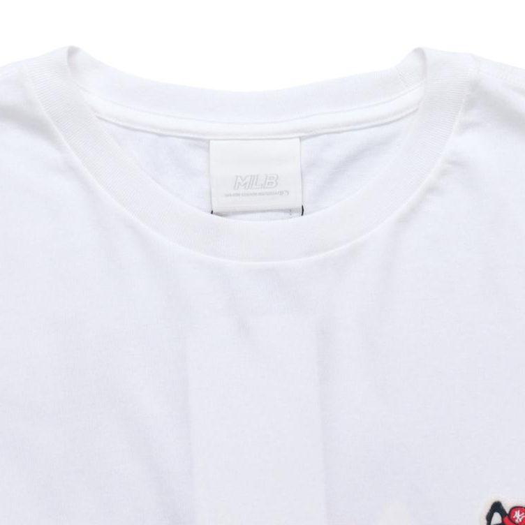 MLB Bark T Shirts Unisex White Crew Neck Moderate Straight Fit 31TSCM031-50W