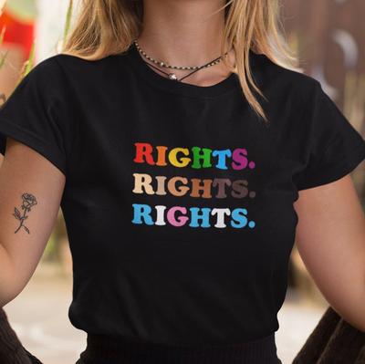 Pride Rights BLM Rights LGBT Rights T Shirt LGBT Shirt Gay Pride LGBTQ Tshirt Lesbian T-Shirt Gay T Shirts Tees Tops