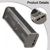 Power Bank Case for 4x21700 Flat Batteries with Dual Output 22 5W Charger Box