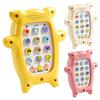 Kids Cartoon Pig Phone Adjustable 15 Songs Storytelling Early Buttons Children Toy Volume Education Learning Mobile
