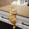 Animal Figurines Plush Kittens Doll Toy Realistic Stuffed Animals Sculptures  for Desktop Decor