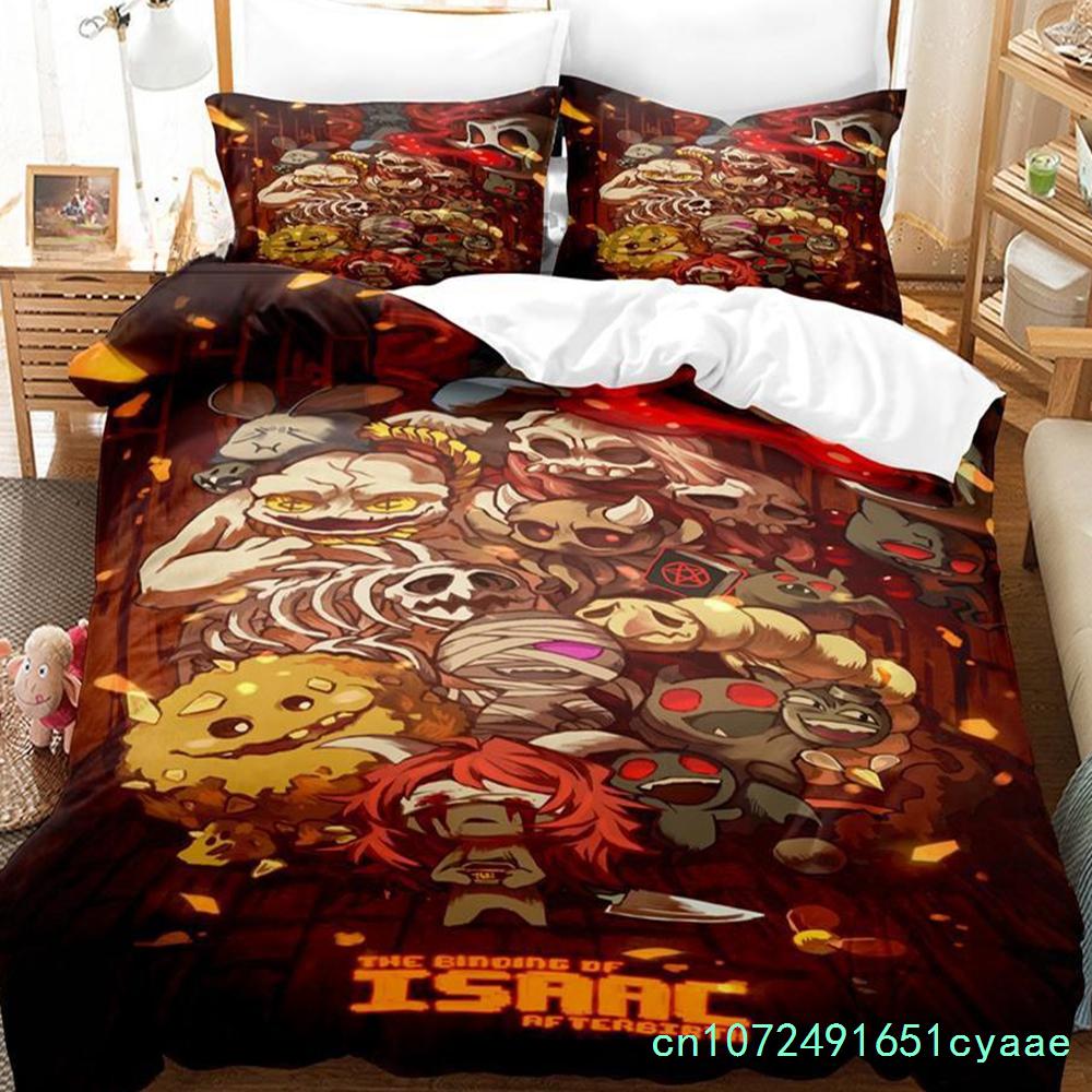 Fashion 3D Printing Game The Binding Of Isaac Bedding Set Single Twin Full Queen King Size Bed Set Teenager Bedroom Sheet Sets