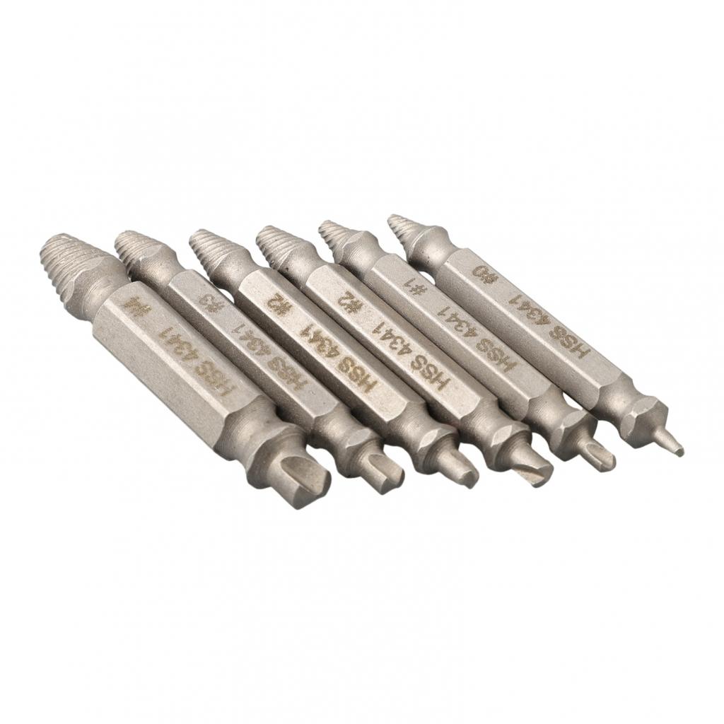 Damaged Screw Extractor Set Woodworkers Mechanics Artists Hobbyists Quality