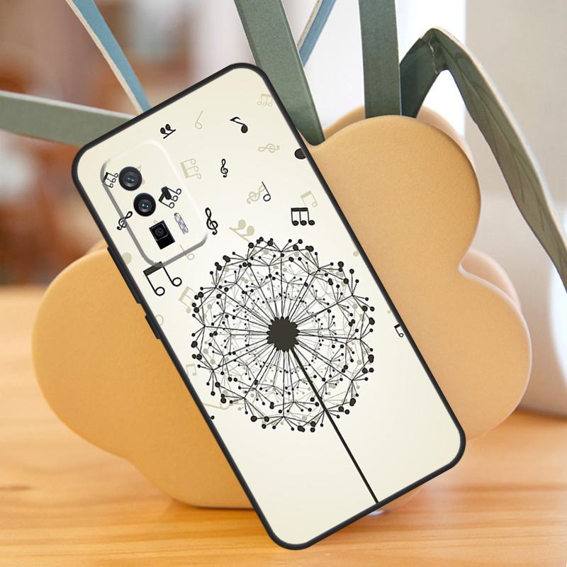 Treble Clef Music Note Case For POCO X3 X6 F6 Pro M6 X5 F3 F5 M5s Xiaomi 13 14 Ultra 12 Lite 11T 12T 13T Pro Cover